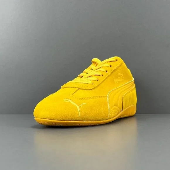 PUMA Scuderia Ferrari Suede Sneakers Yellow Men - Picture 10 of 12